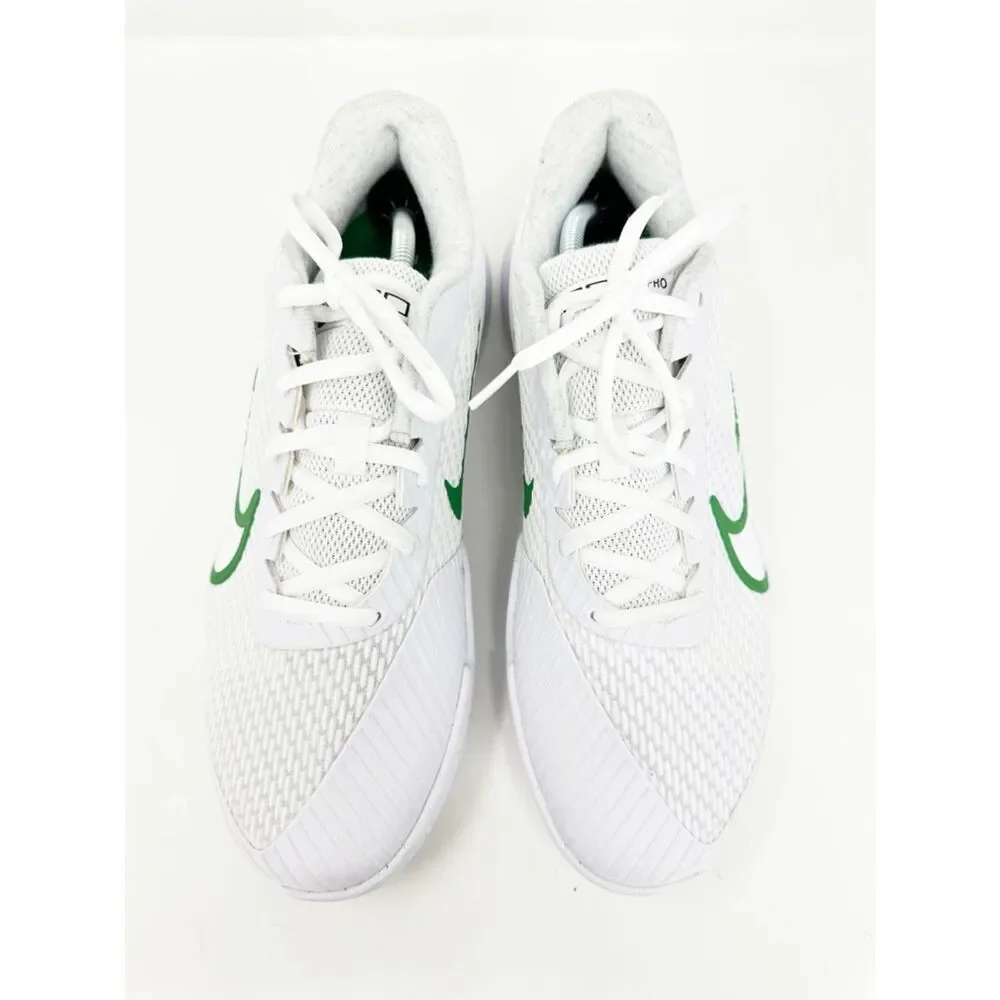 NikeCourt Air Zoom Vapor Pro 2 HC White Kelly Green Size 11.5 DR6191-102